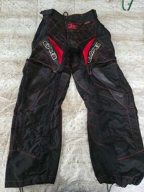 Empire Contact Paintball Airsoft Pants Black Red